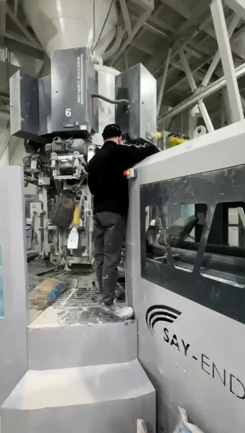 DUST PLANT (PALLETIZING AND STRETCH WRAPPING)