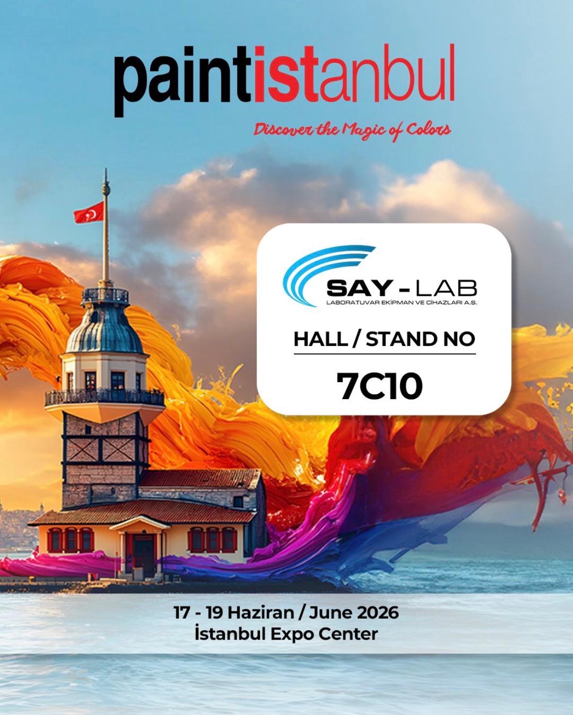 Paintistanbul 2026 Fuarı’na Katılacağımızı Duyurmaktan Mutluluk Duyarız
